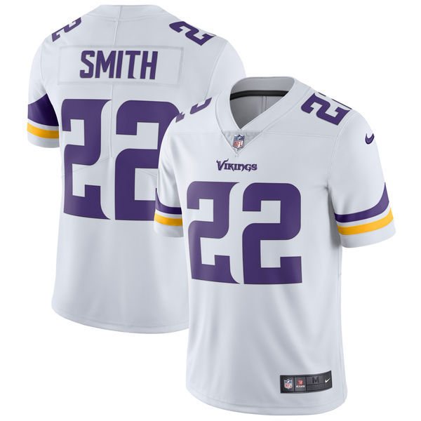 Minnesota Vikings #22 Harrison Smith Nike White Vapor Untouchable Limited Stitched Jersey - Zenithce