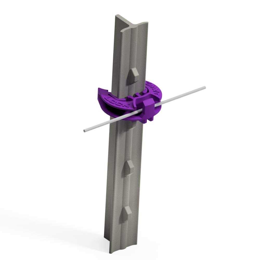 LockJawz T-Post Fence Insulator - Zenithce