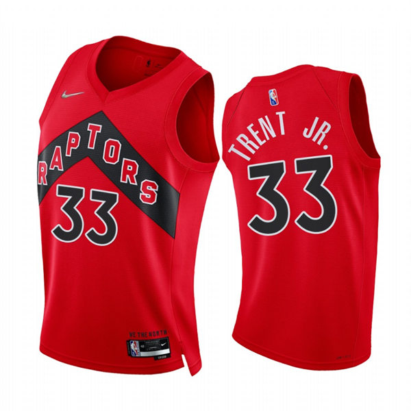 Toronto Raptors #33 Gary Trent Jr. Red Icon Edition Jersey - Zenithce