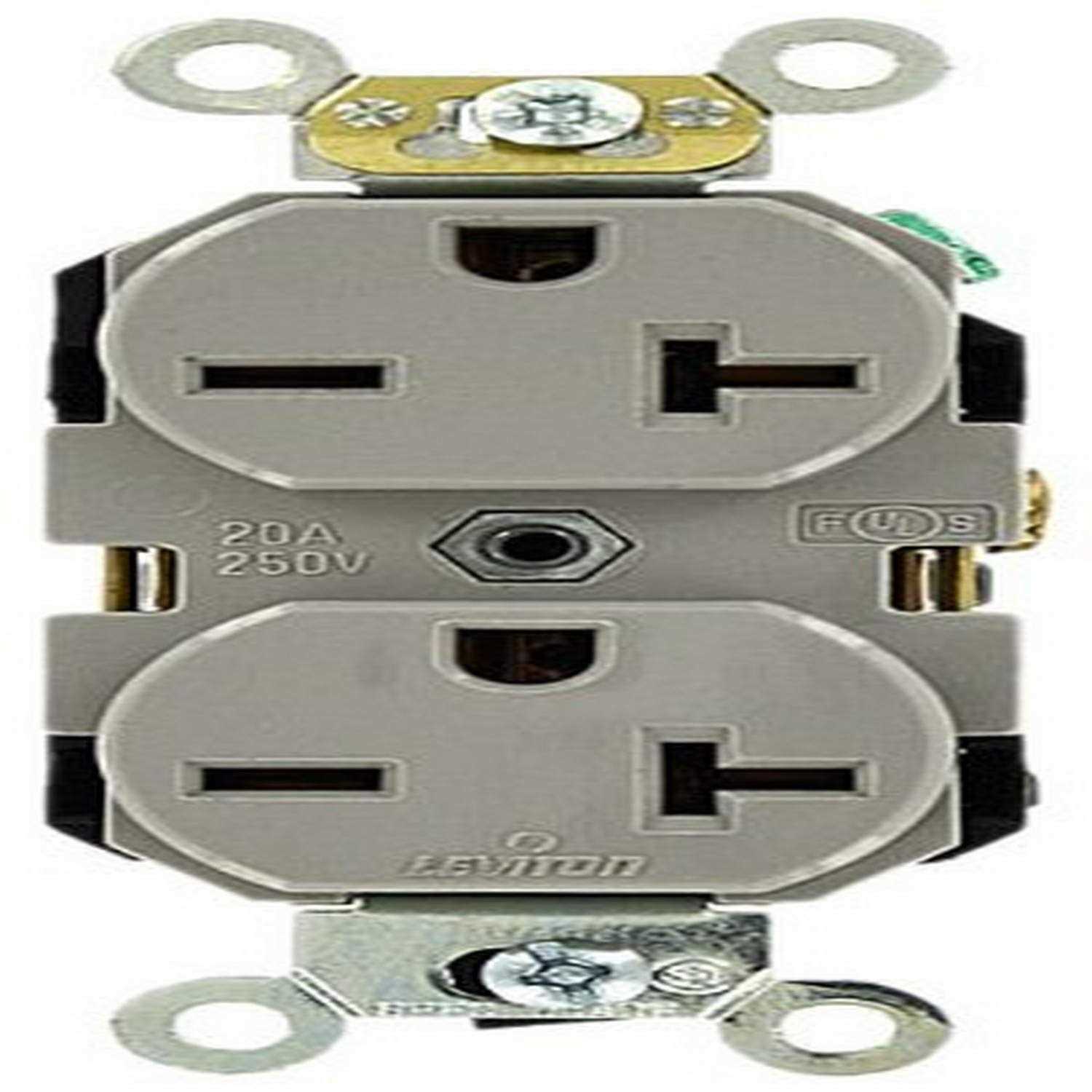 Leviton 5461 Industrial Single Receptacle, 20A, 250v - Zenithce