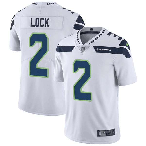 Seattle Seahawks #2 Drew Lock White Vapor Untouchable Limited Stitched Jersey - Zenithce