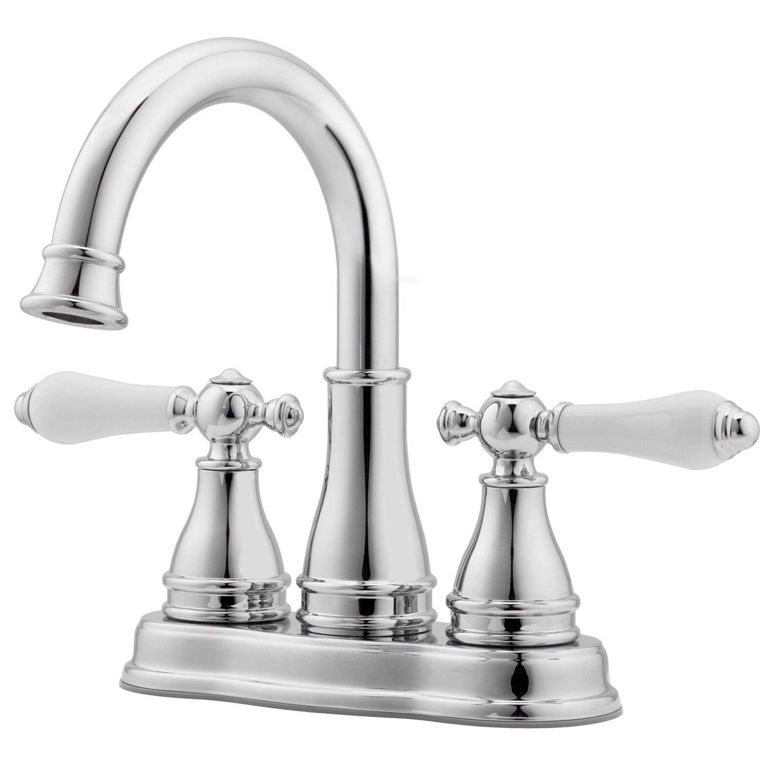 Pfister Sonterra Polished Chrome 2-Handle Deck Mount High-Arc Kitchen Faucet - Zenithce