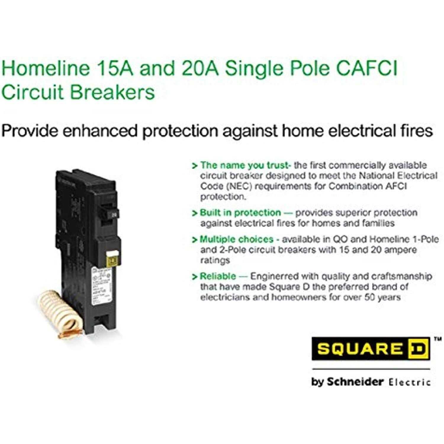 Square D HOM115 Circuit Breaker - Zenithce
