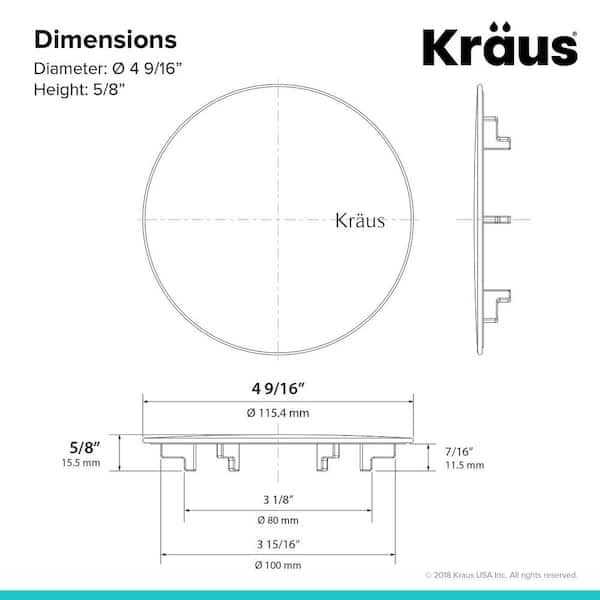 Kraus Britt Single Handle Commercial Kitchen Faucet with Dual Function Sprayhead KPF-1690BG - Zenithce