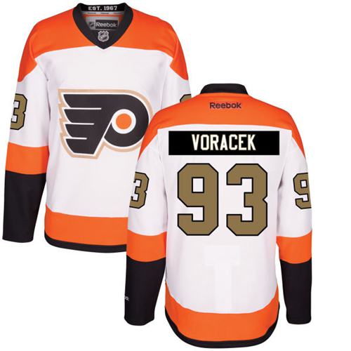 Flyers #93 Jakub Voracek White 3rd Stitched Jersey - Zenithce