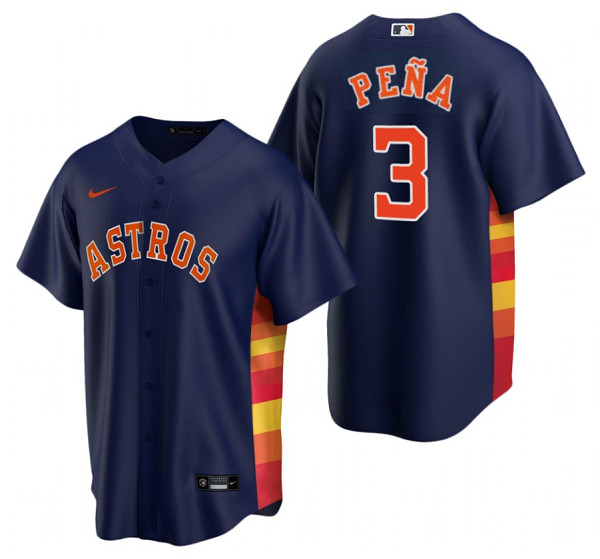 Houston Astros #3 Jeremy Pena Navy Cool Base Stitched Jersey - Zenithce