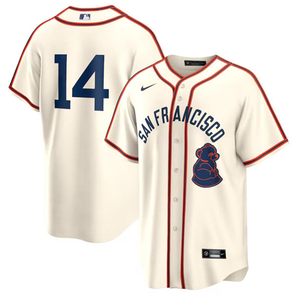San Francisco Giants #14 Patrick Bailey Cream 2024 Rickwood Classic Stitched Jersey - Zenithce