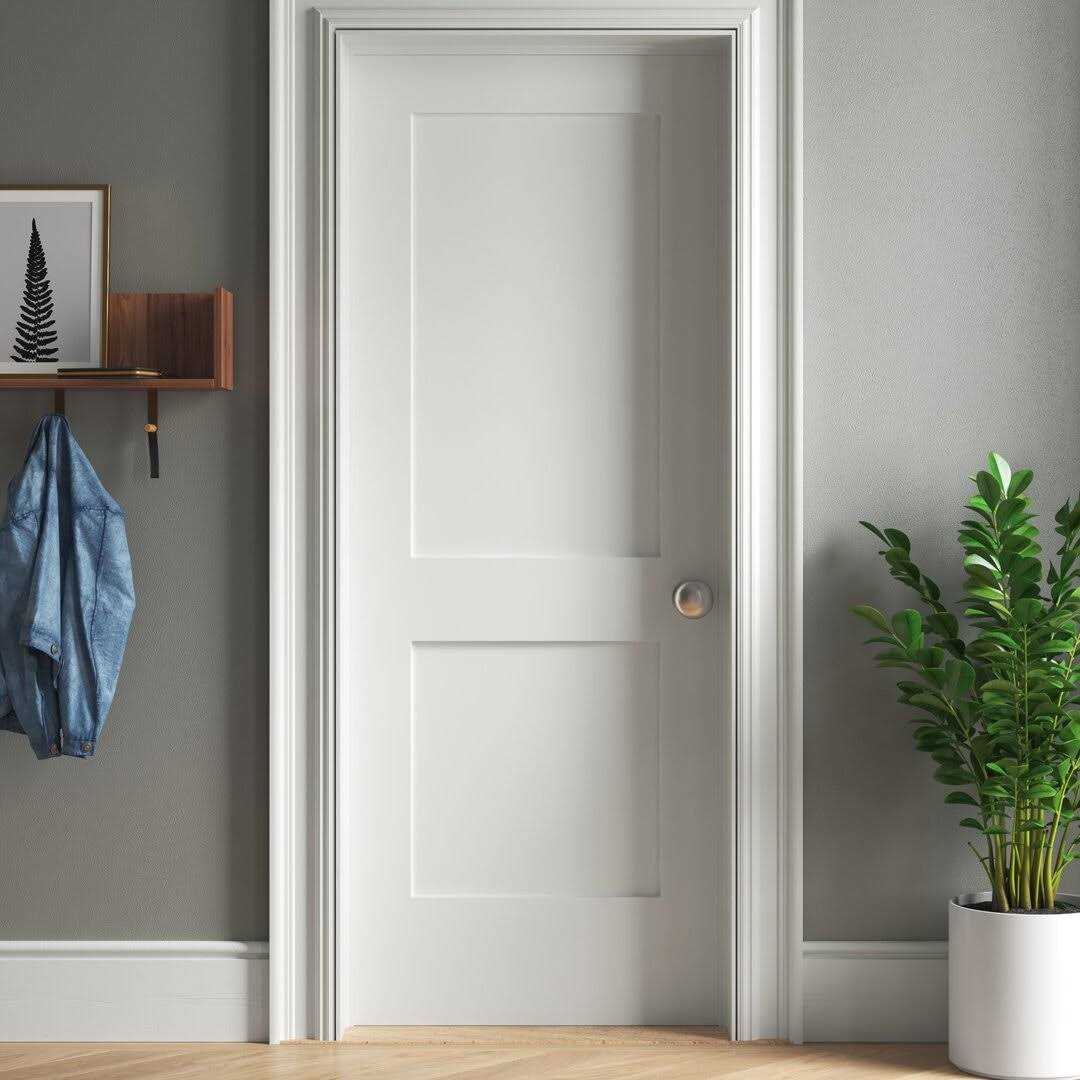 Primed 2 Panel Interior Shaker Door Slab Trimlite - Zenithce