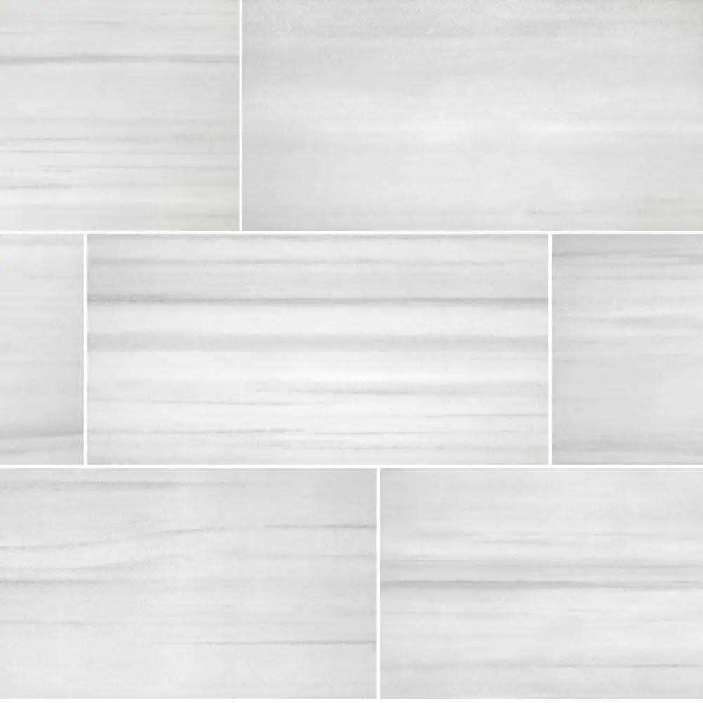 Florida Tile Home Collection Michelangelo Grey 12 in. Porcelain Floor and Wall Tile - Zenithce
