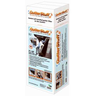 Gutter Guard GutterBrush 6IN-12FT - Zenithce
