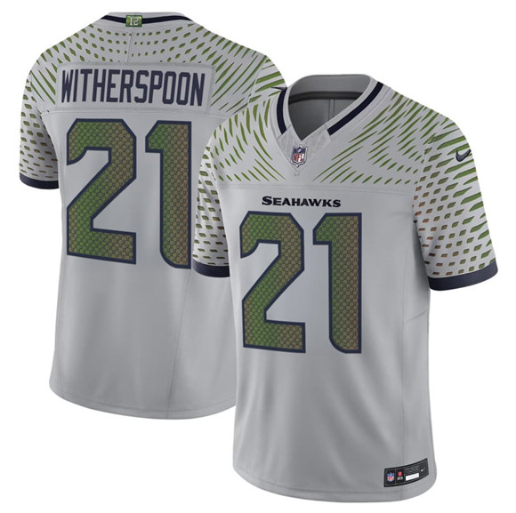 Seattle Seahawks #21 Devon Witherspoon Gray 2025 F.U.S.E. “Rivalries” Vapor Limited Football Stitched Jersey - Zenithce