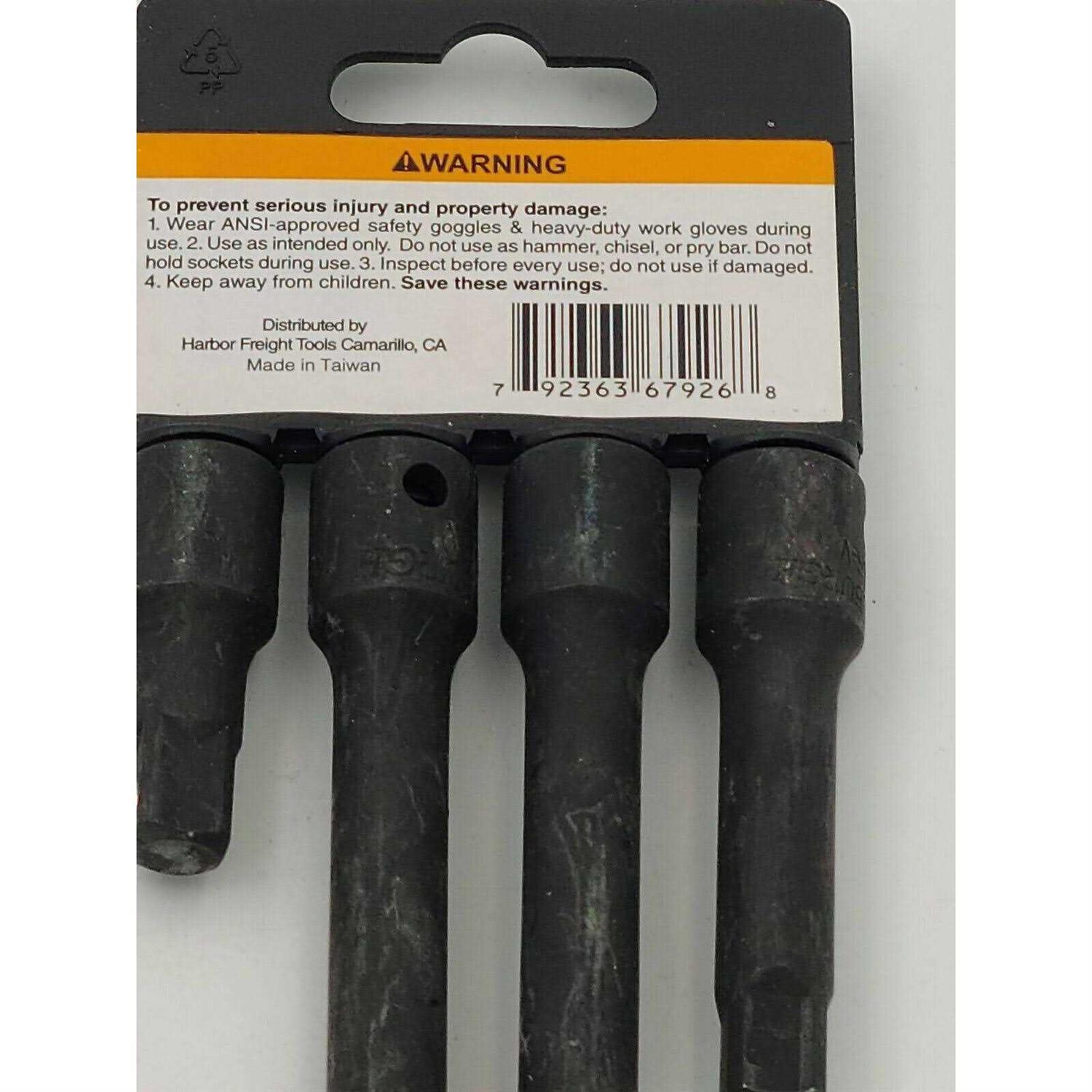 Pittsburgh 3/8 in. Drive Hex Socket Set - Zenithce