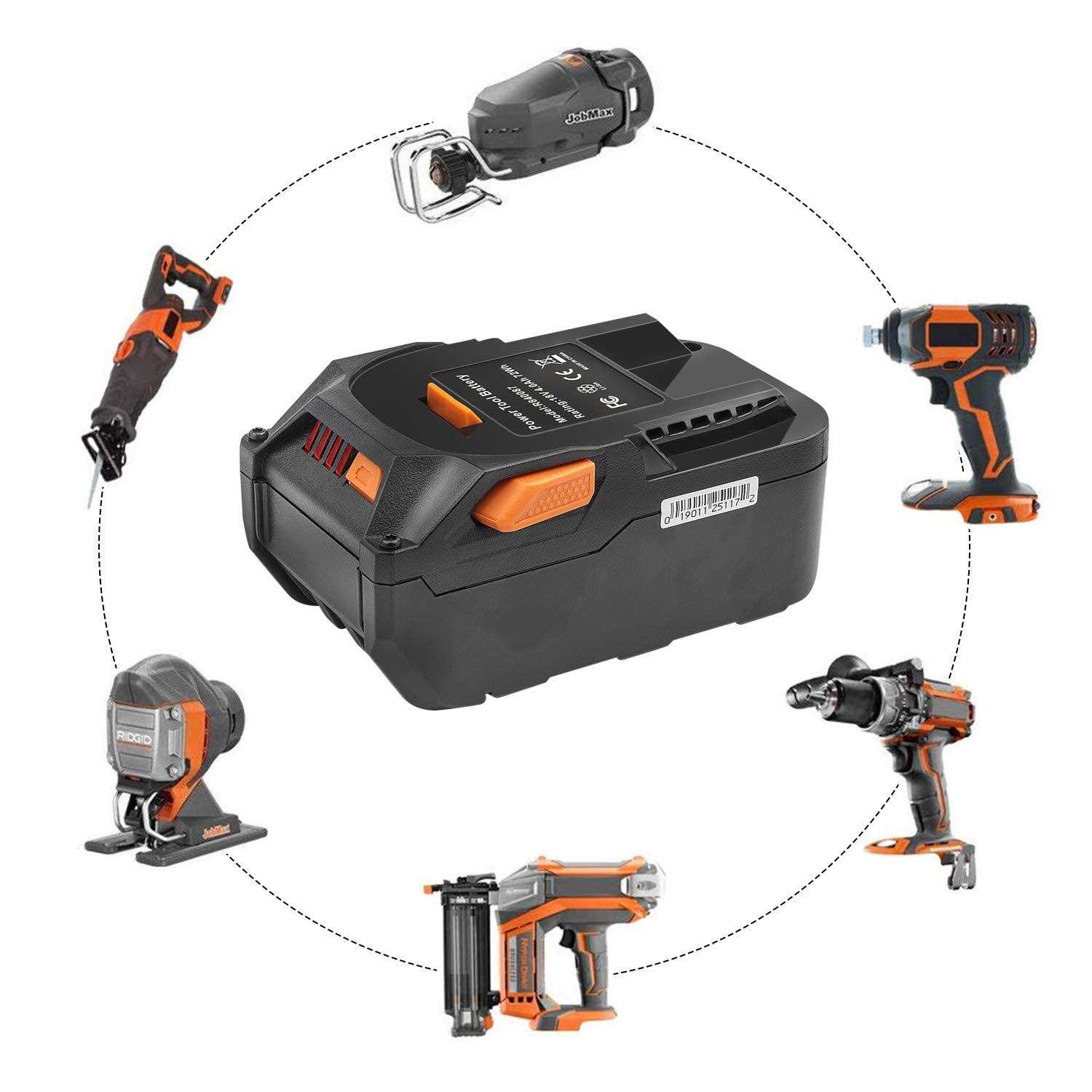 Fancy Buying 2Pack 18-Volt 6.0Ah Lithium Ion Replacement Battery Compatible with for RIDGID R840087 R840083 R840086 R840084 AC840086 AC840085 RIDGID - Zenithce