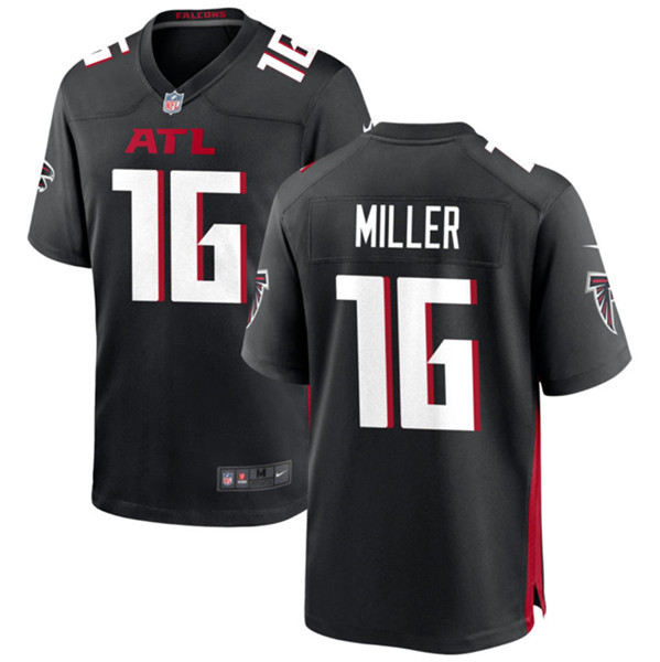 Atlanta Falcons #16 Scott Miller Black Limited Stitched Game Jersey - Zenithce