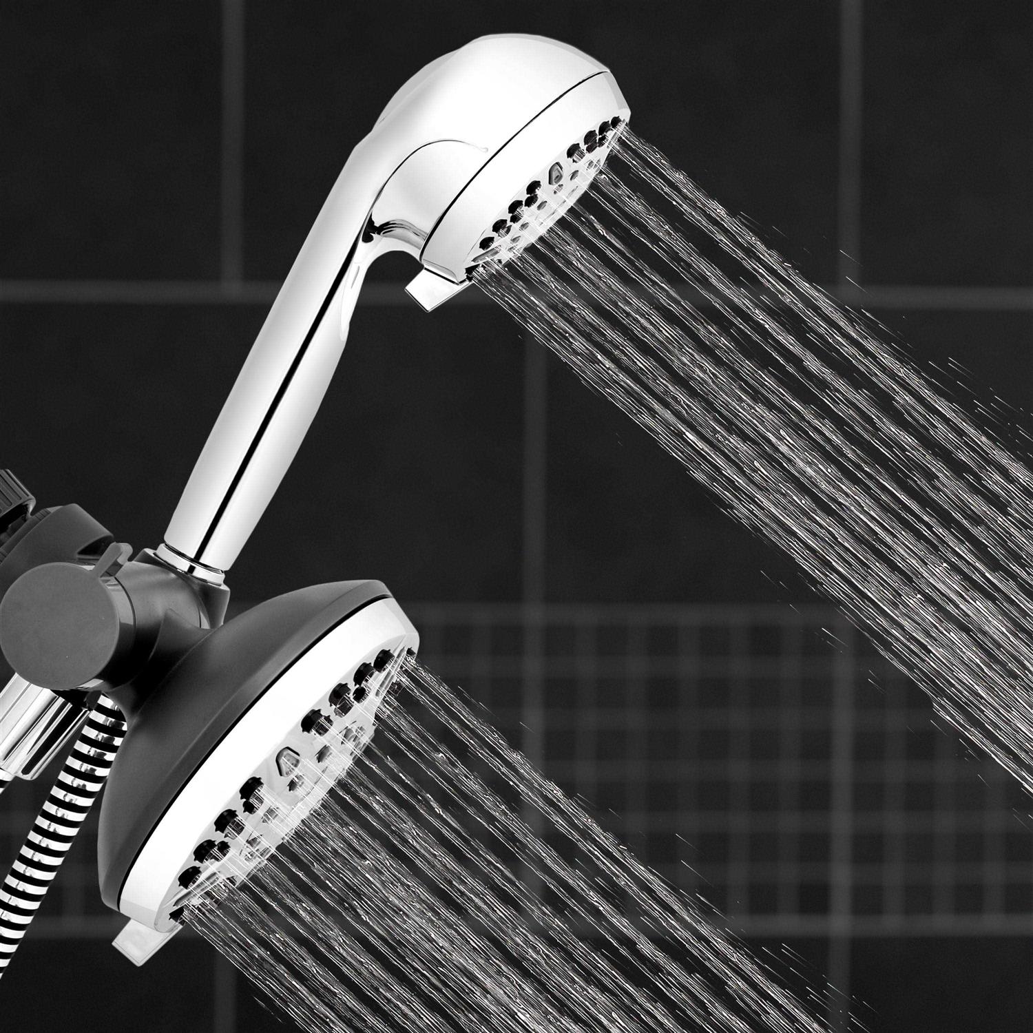 Waterpik 1.8-gpm PowerSpray & Chrome 5-Spray Handheld Shower - Zenithce
