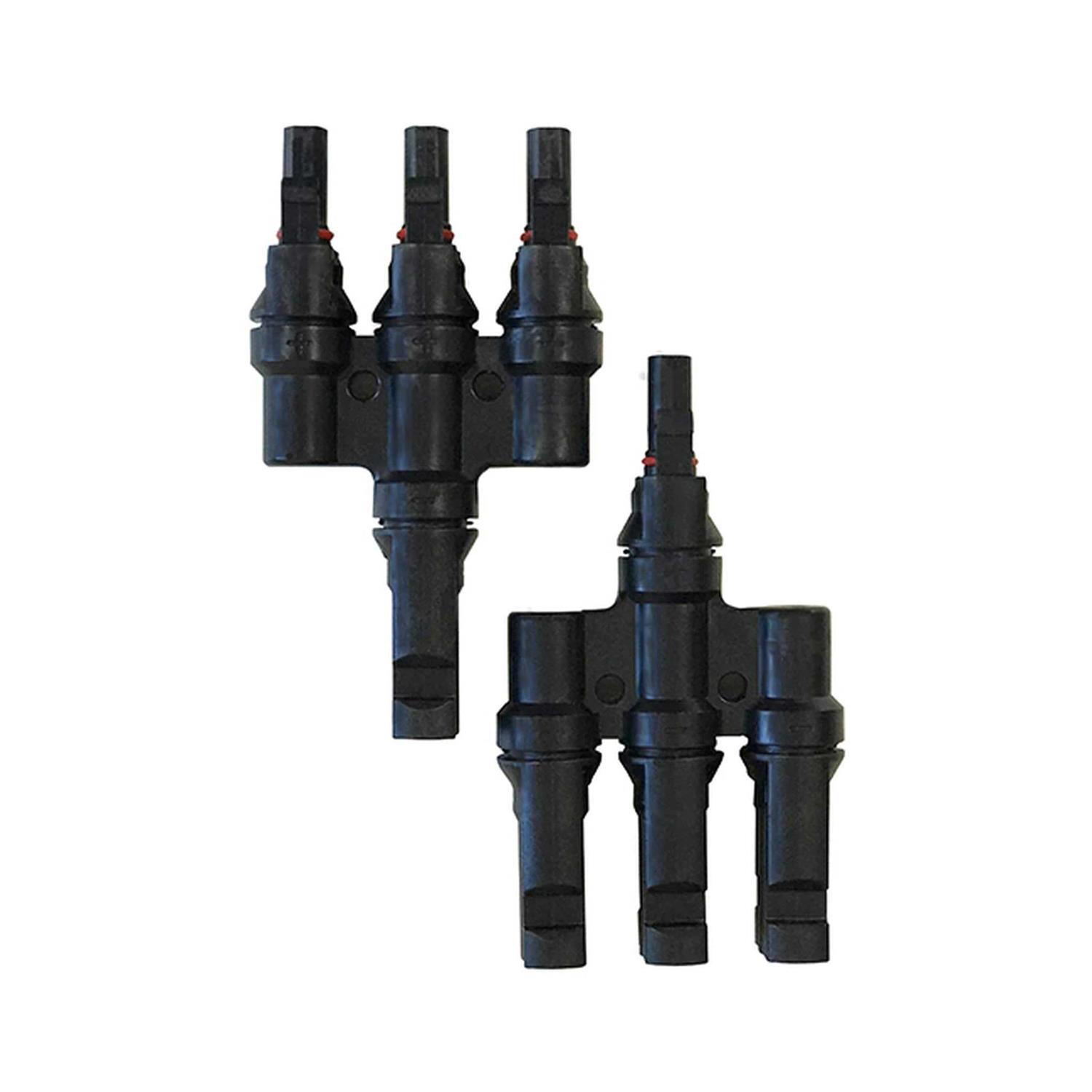 Renogy Solar Male and Female Y Parallel Branch Connectors MFFFF Plus FMMMM Pair - Zenithce