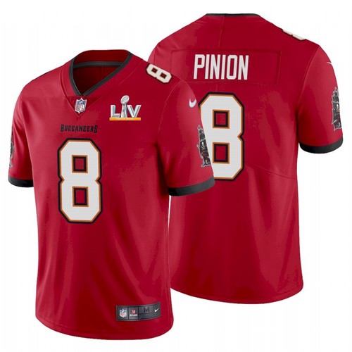 Tampa Bay Buccaneers #8 Bradley Pinion Red 2021 Super Bowl LV Limited Stitched Jersey - Zenithce