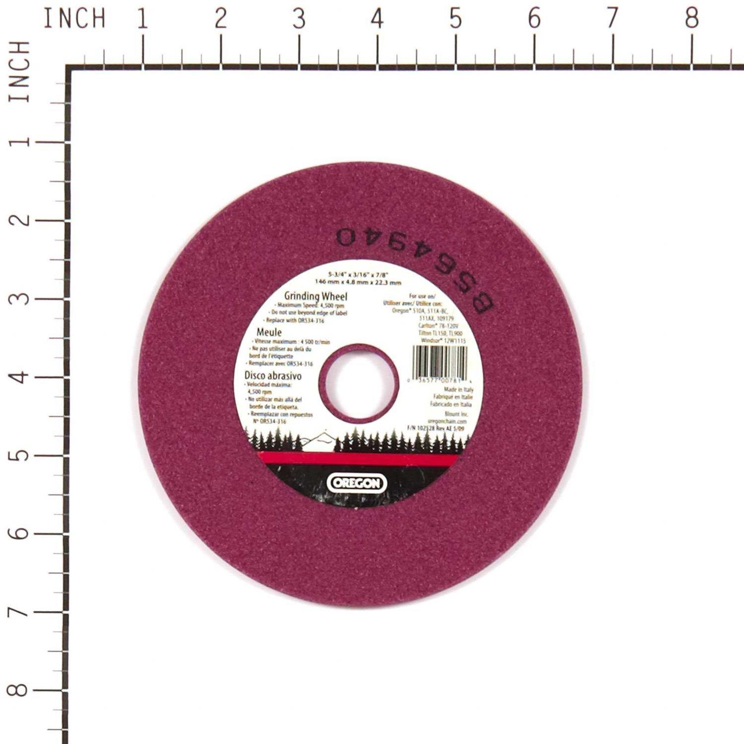 Oregon OR534-316A Chain Grinding Wheel - Zenithce