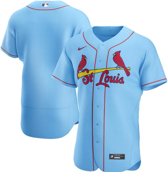 St. Louis Cardinals Blue Flex Base Stitched Jersey - Zenithce