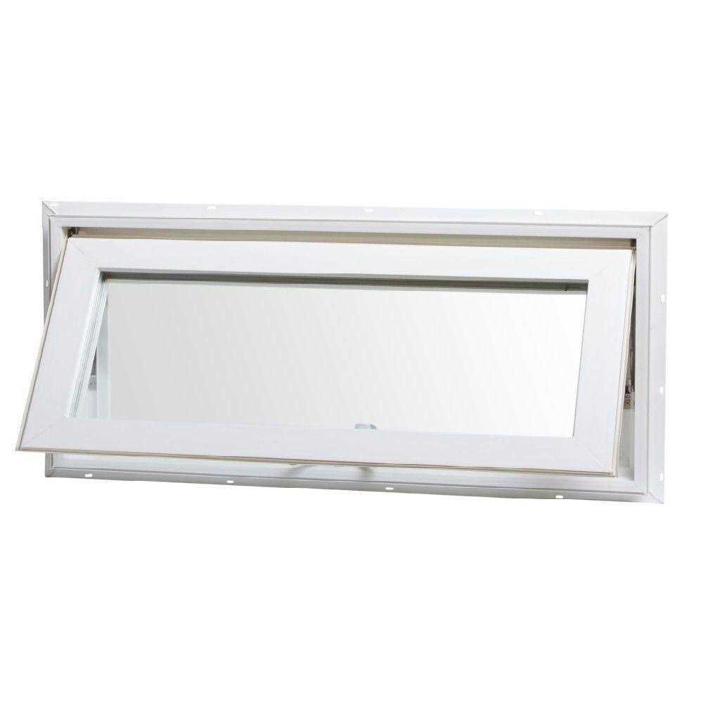 TAFCO Windows 31.75 in. x Left-Hand Single Sliding Vinyl Window with Dual Pane Insulated Glass - Zenithce