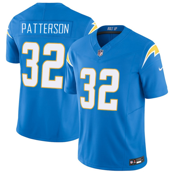 Los Angeles Chargers #32 Jaret Patterson Blue 2025 F.U.S.E. Vapor Limited Stitched Jersey - Zenithce
