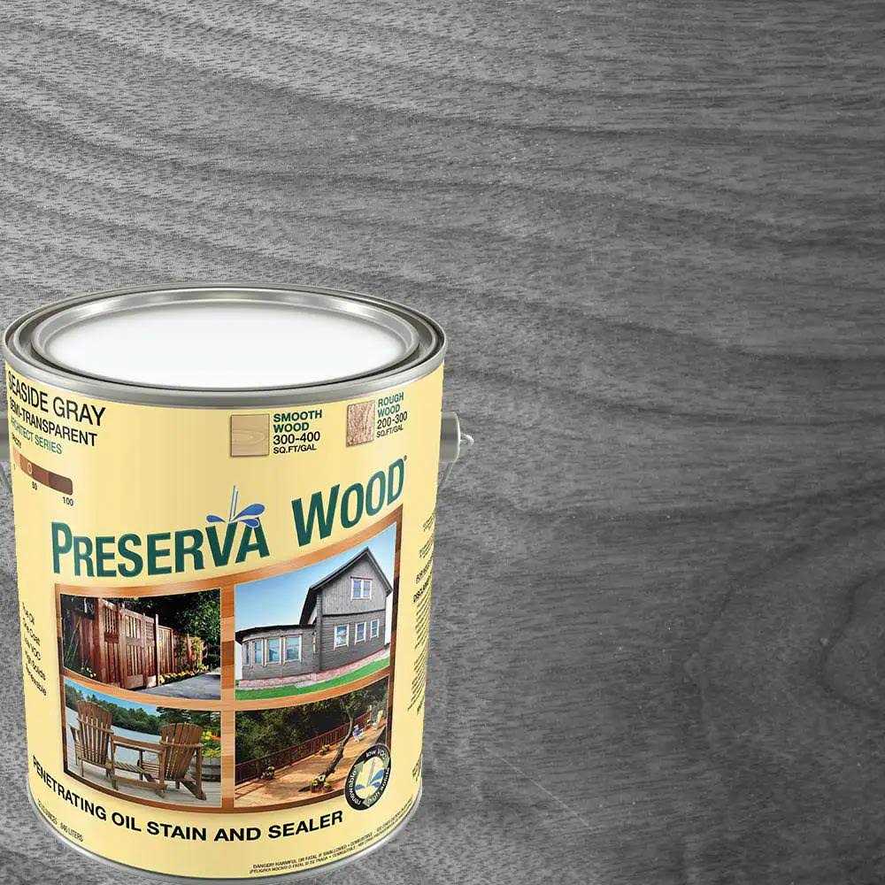 Preserva Wood 1 gal Oil-Based Exterior Stain and Sealer - Zenithce
