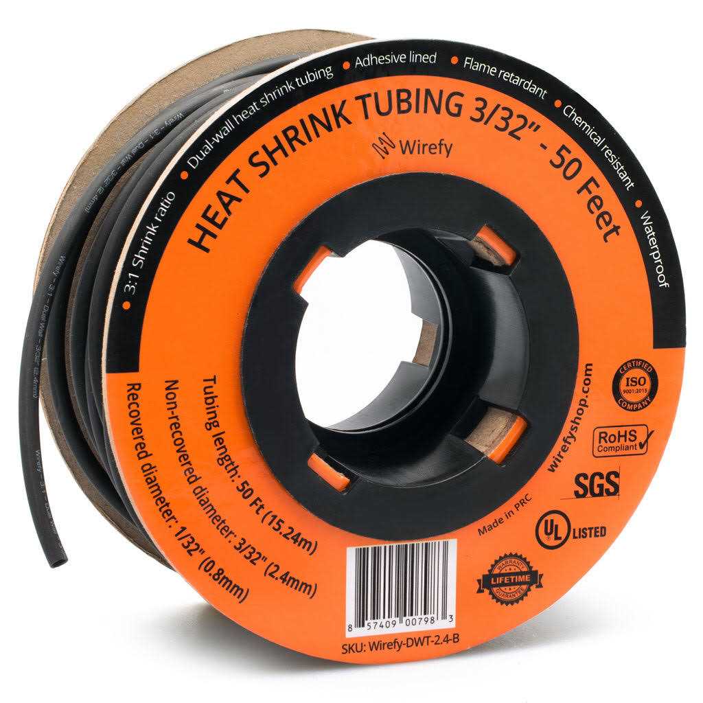 Wirefy Heat Shrink Tubing 3:1 Ratio - Zenithce