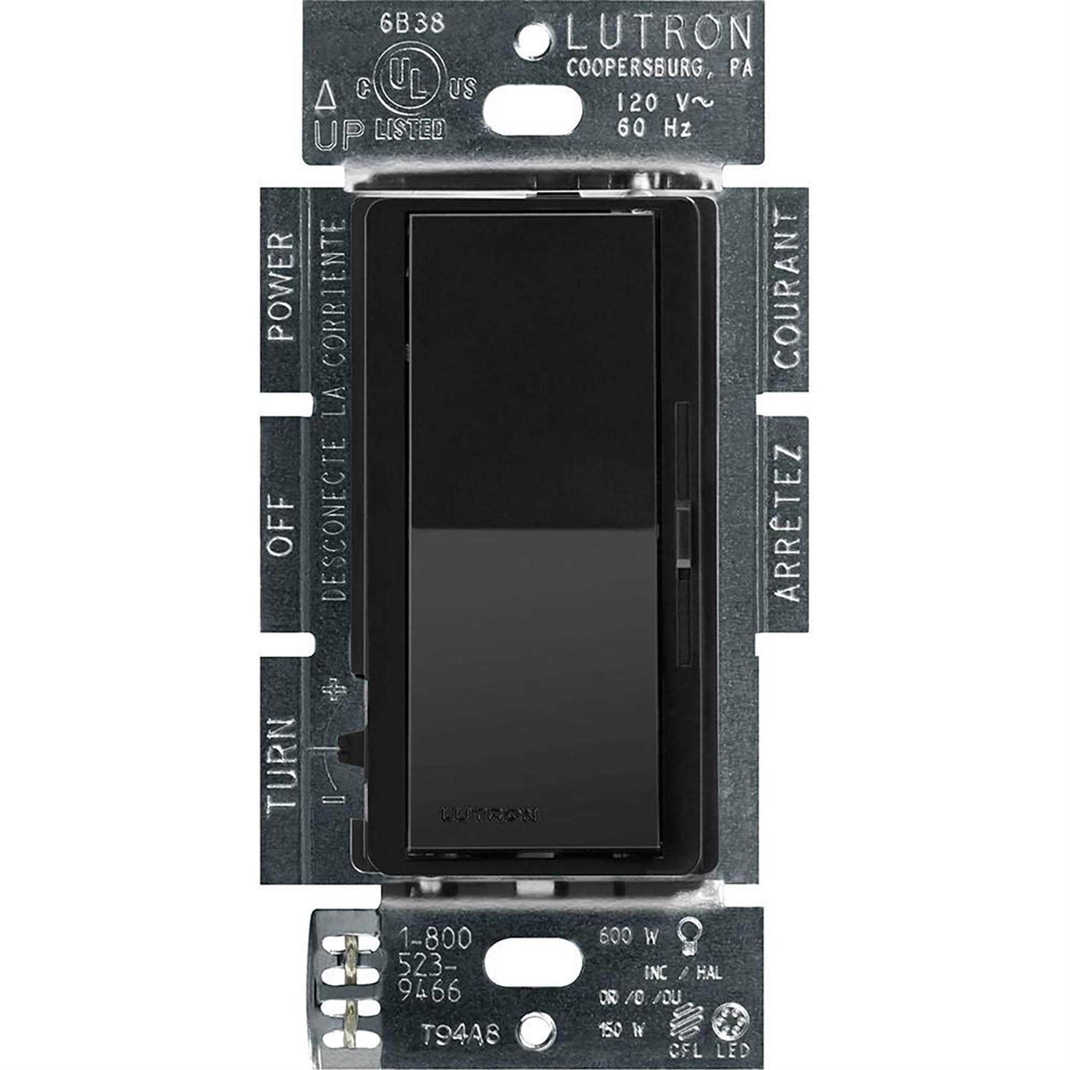 Lutron DVCL-153P-AL 3-Way/Single-Pole CFL/LED Diva Dimmer - Zenithce