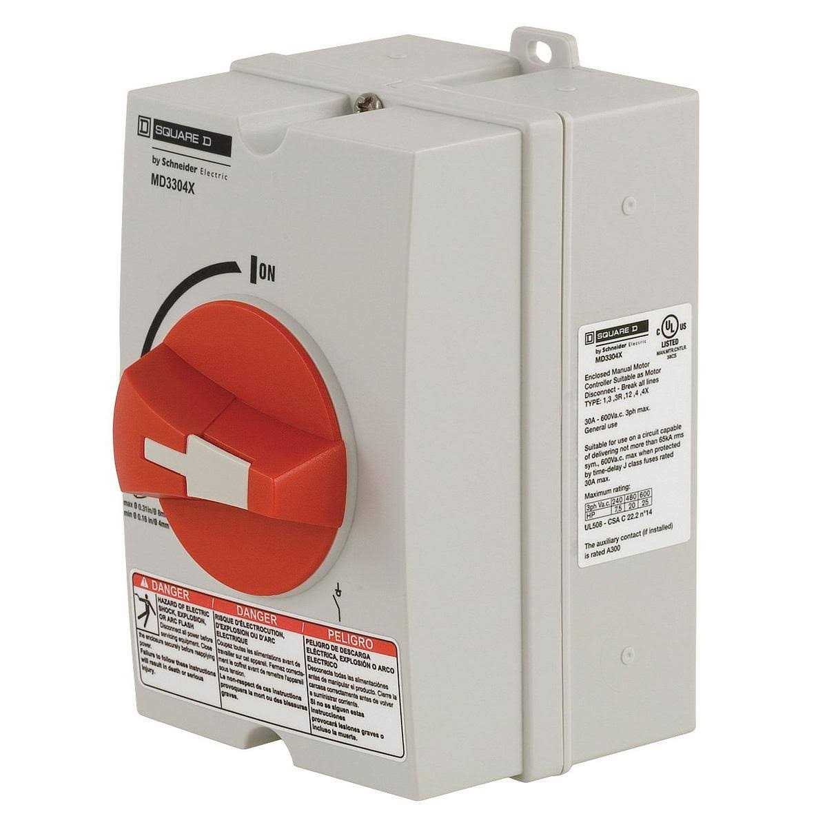 Square D MD3304X Switch Motor Disconnect - Zenithce