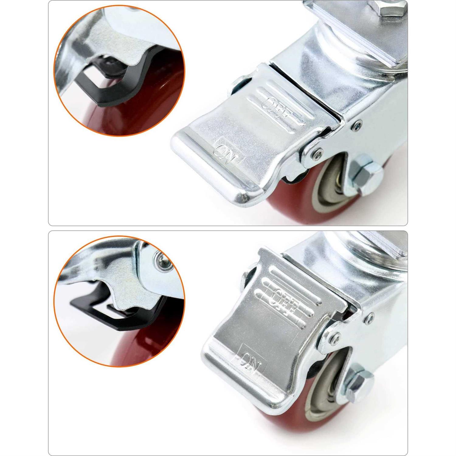 QWORK Stainless Steel Double Line Clamp 12 Pack - Zenithce