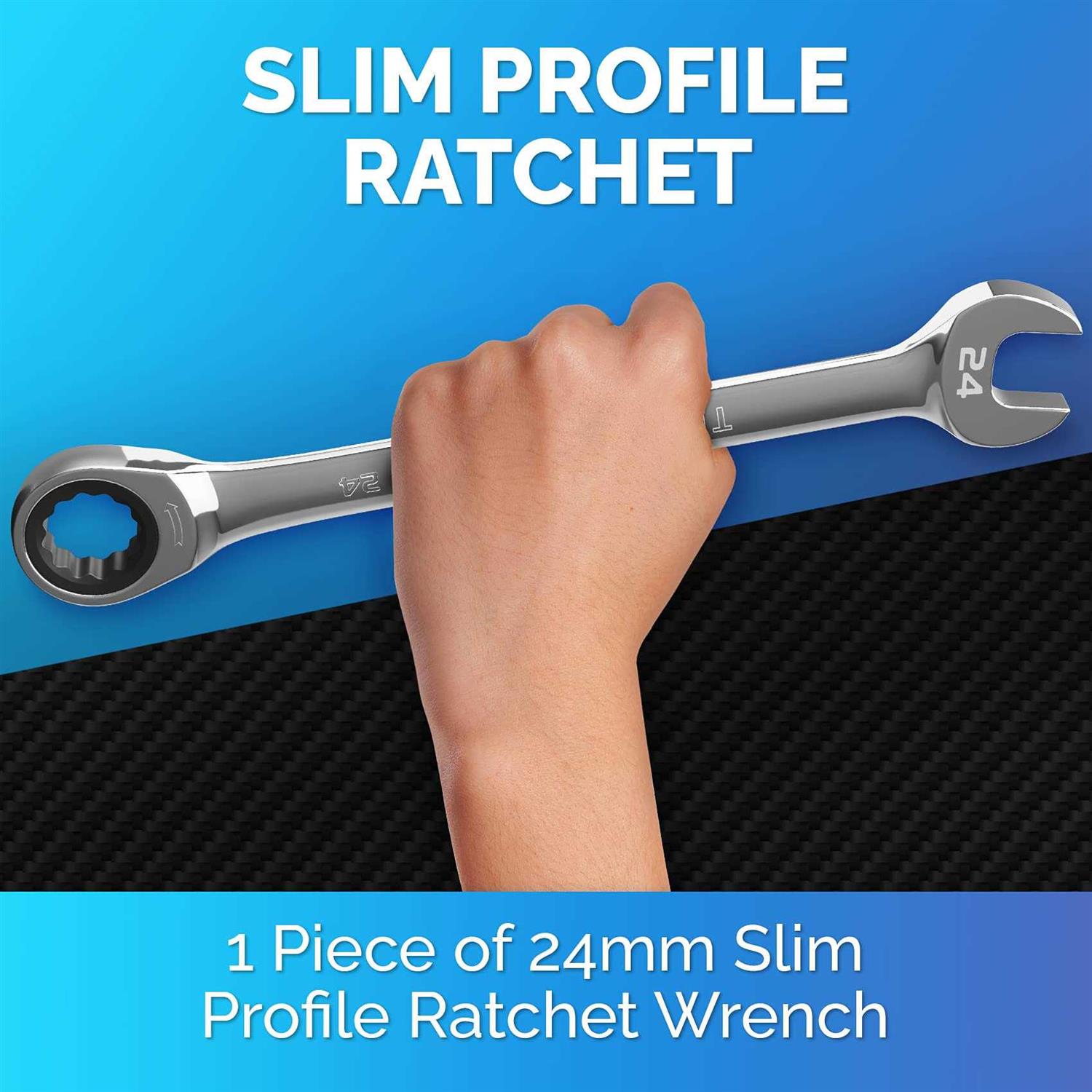 TOOLgUARDS Wrench SLIM DESIgN Ratchet Wrench - Zenithce
