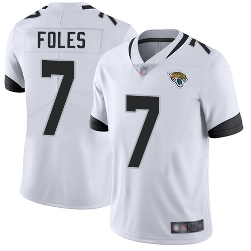 Jacksonville Jaguars #7 Nick Foles White Vapor Untouchable Limited Stitched Jersey - Zenithce