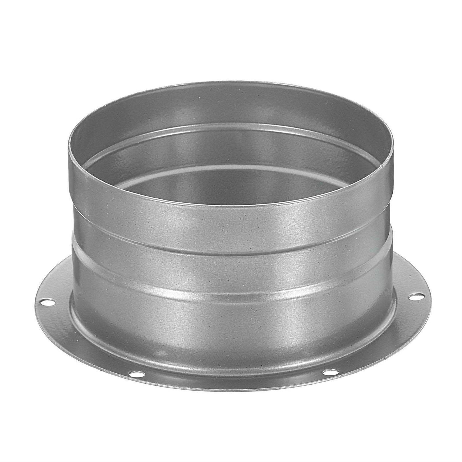 Harfington Duct Connector Flange Metal Straight Pipe Exhaust Hose Flange for Heating Cooling Ventilation HVAC System - Zenithce