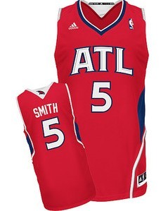 Atlanta Hawks #5 Josh Smith Red Swingman Jersey - Zenithce