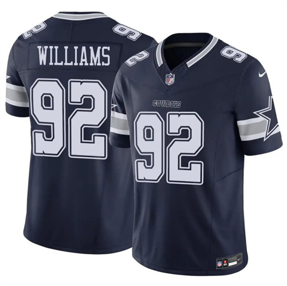 Dallas Cowboys #92 Quinnen Williams Navy 2025 F.U.S.E Vapor Untouchable Limited Stitched Jersey - Zenithce
