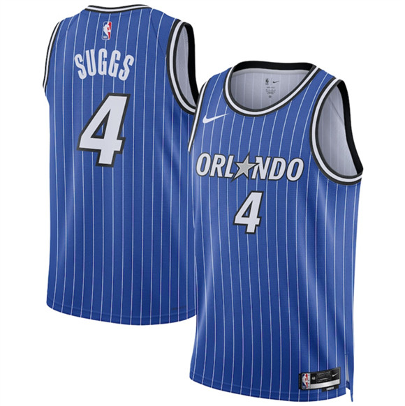 Orlando Magic #4 Jalen Suggs Blue 2025 Icon Edition Stitched Jersey - Zenithce