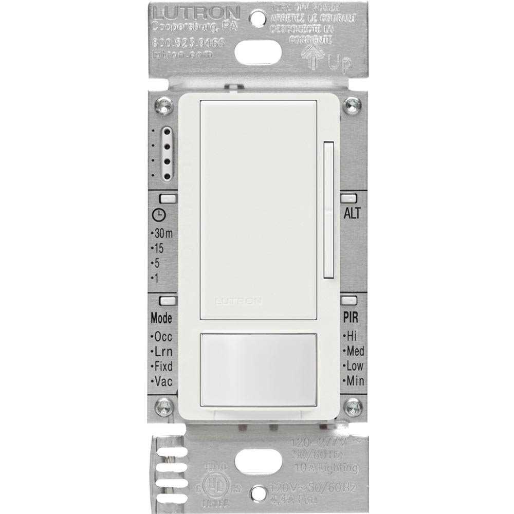 Lutron MS-OPS5MH-WH Occupancy Sensor Switch - Zenithce