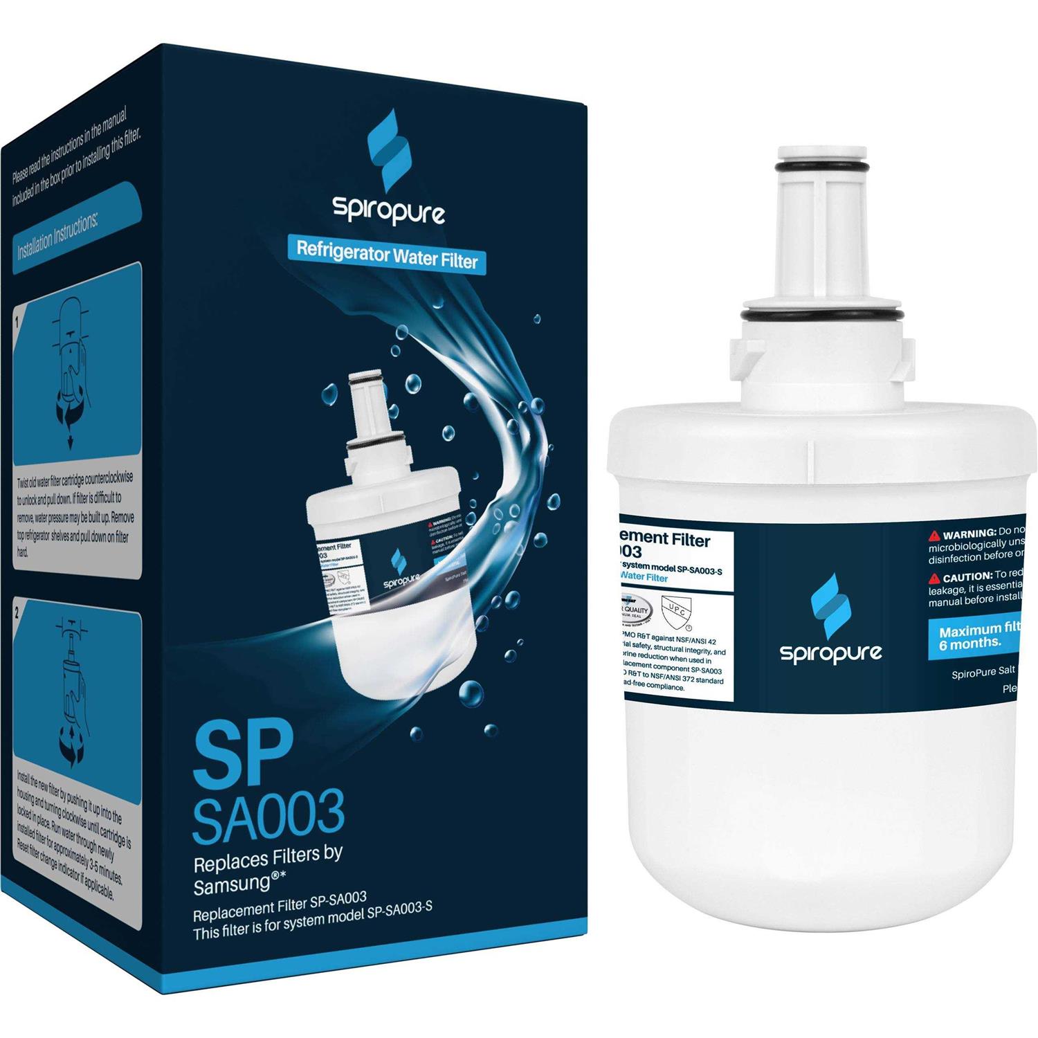 Spiropure Refrigerator Water Filter Replacement for LG Gen11042f08 Flrf05 Mb-lt500p - Zenithce