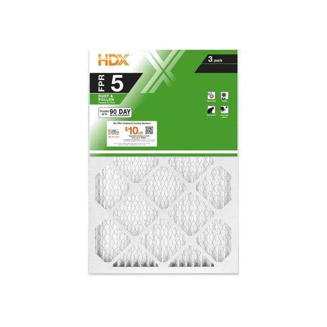 HDX 20 X 1 Standard Pleated Air Filter FPR 5 - Zenithce
