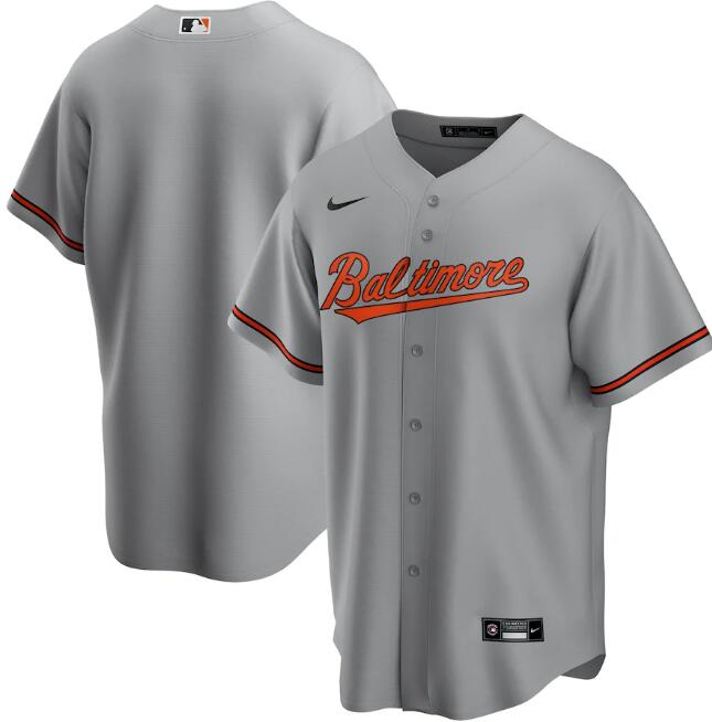 Baltimore Orioles Grey Cool Base Stitched Jersey - Zenithce