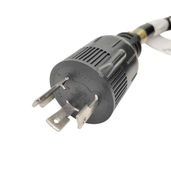 parkworld 10/3 30 Amp NEMA L6-30 Extension Cord NEMA L6-30P to L6-30R - Zenithce