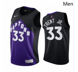 Toronto Raptors 33 Gary Trent Jr Purple Swingman 2020 21 Earned Edition Jersey - Zenithce