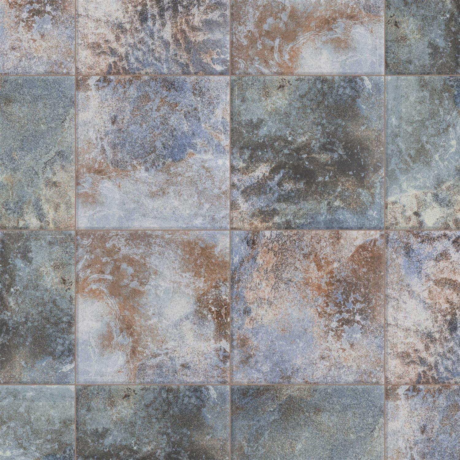 Merola Tile BioTech Ocean Green River Matte 12 x 12 Porcelain Floor and Wall Tile FGA13OGRM - Zenithce