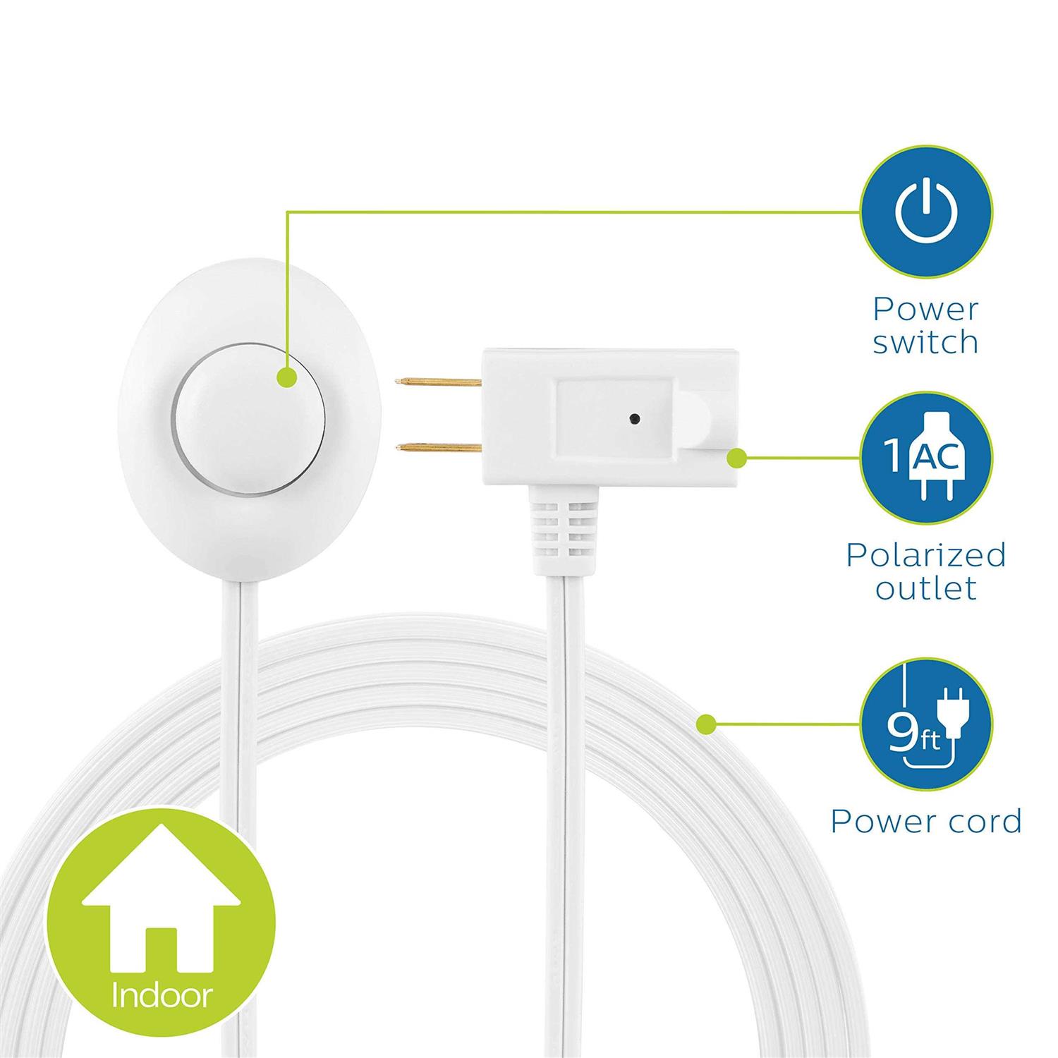 Philips Accessories Plug-in Footswitch 9 Ft Long Cord SPS1036BF/37 - Zenithce