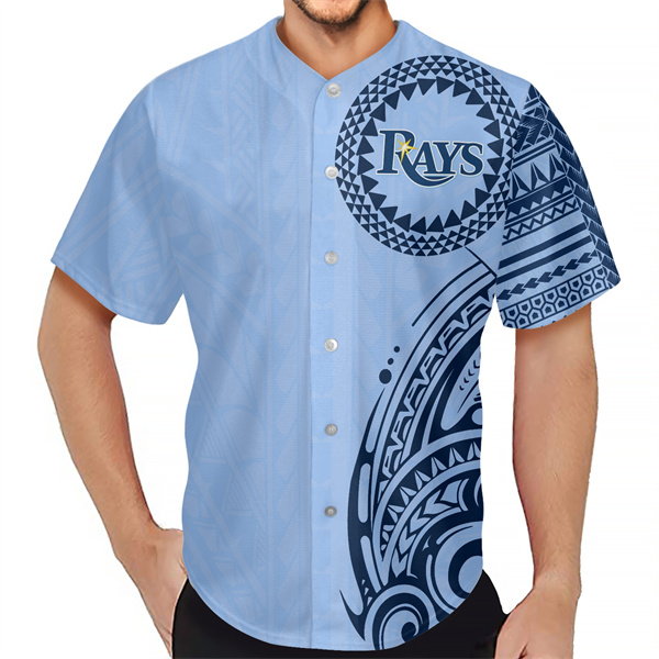 Tampa Bay Rays Blue Baseball Jersey - Zenithce
