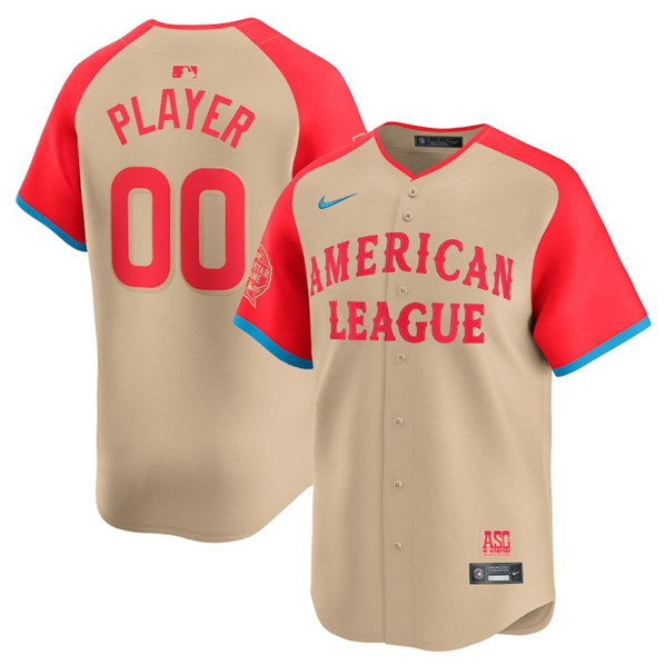 American League Custom Cream 2024 All-Star Limited Stitched Jersey - Zenithce