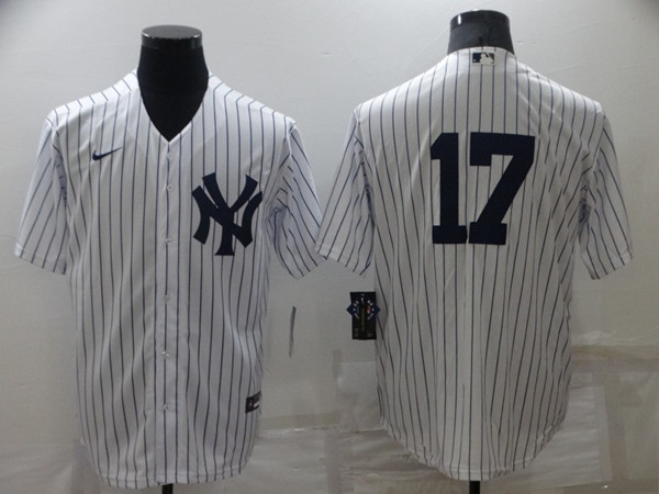 New York Yankees #17 Aaron Boone White Cool Base Stitched Baseball Jersey - Zenithce