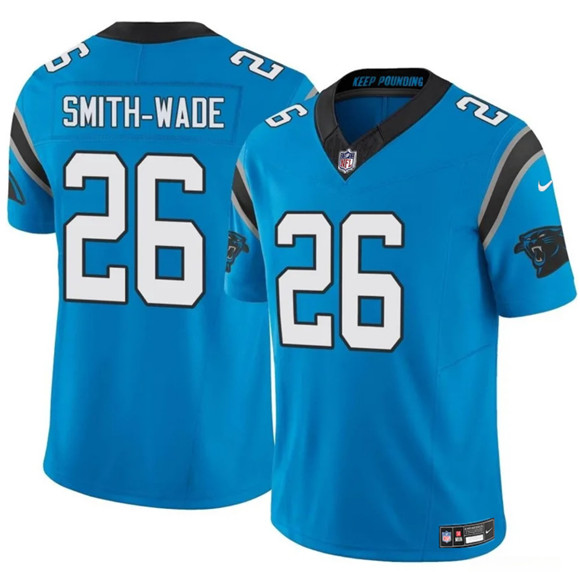 Carolina Panthers #26 Chau Smith-Wade Blue 2025 F.U.S.E. Vapor Limited Stitched Jersey - Zenithce