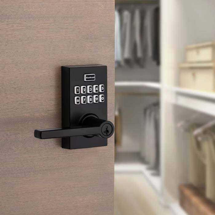 Kwikset SmartCode Electronic Halifax Lever - Zenithce