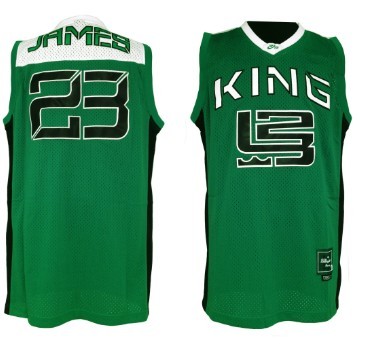 Air King #23 Lebron James Green Jersey - Zenithce